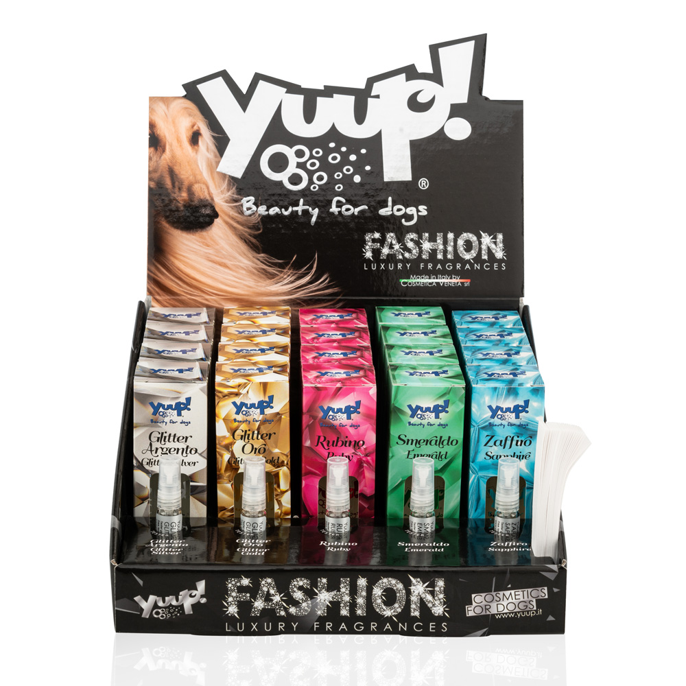 Yuup! Beauty for Dogs Fashion Pet Fragrances Retail Countertop Display