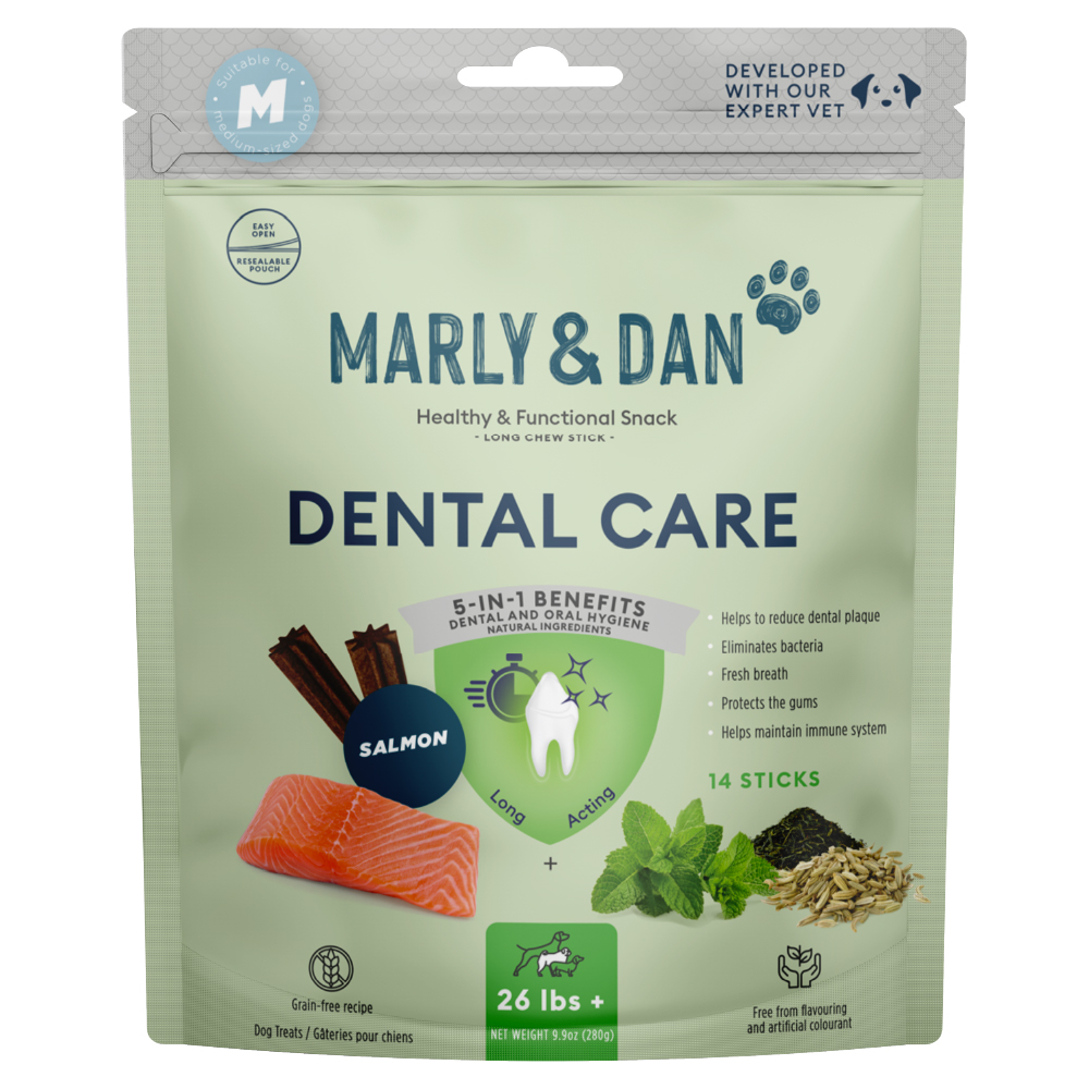 Salmon Dental Care DOG Chews for Oral Health & Immune Support
