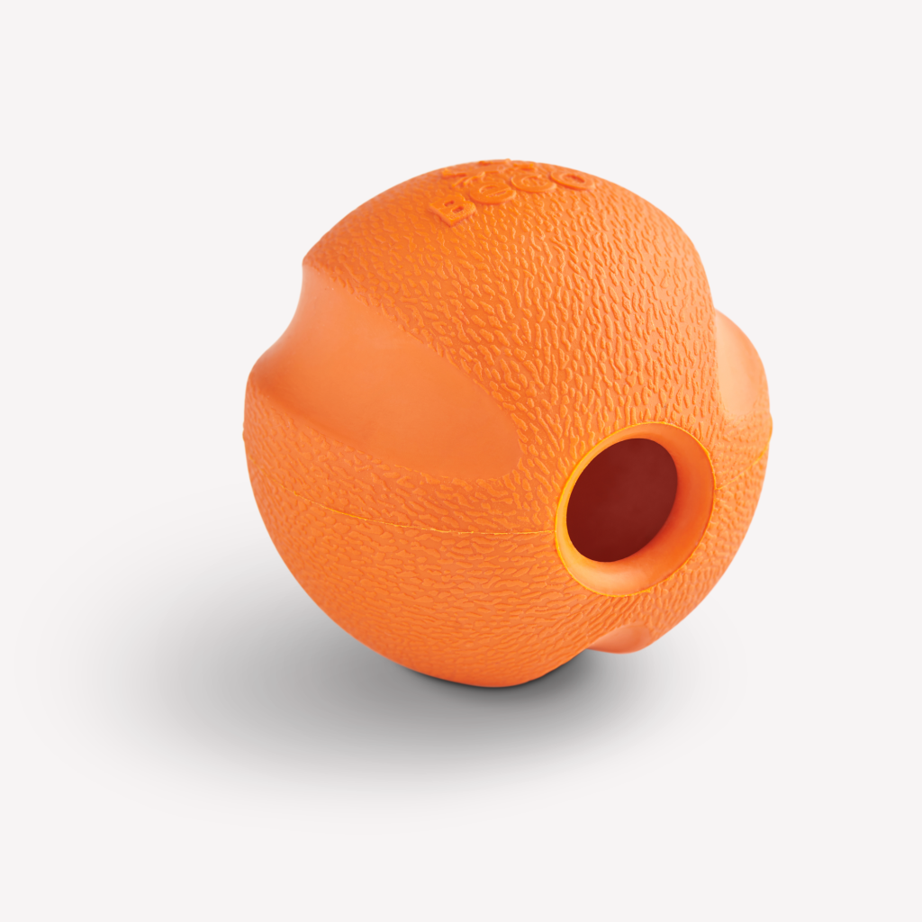 orange beco fetch ball